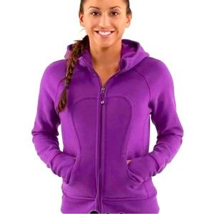 Lululemon Athletica Tops | Lululemon Scuba Plum Zip Up Hoodie